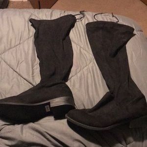 Torrid Knee High Suede Boots